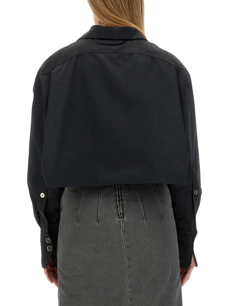 cropped fit jacket by Selfnex