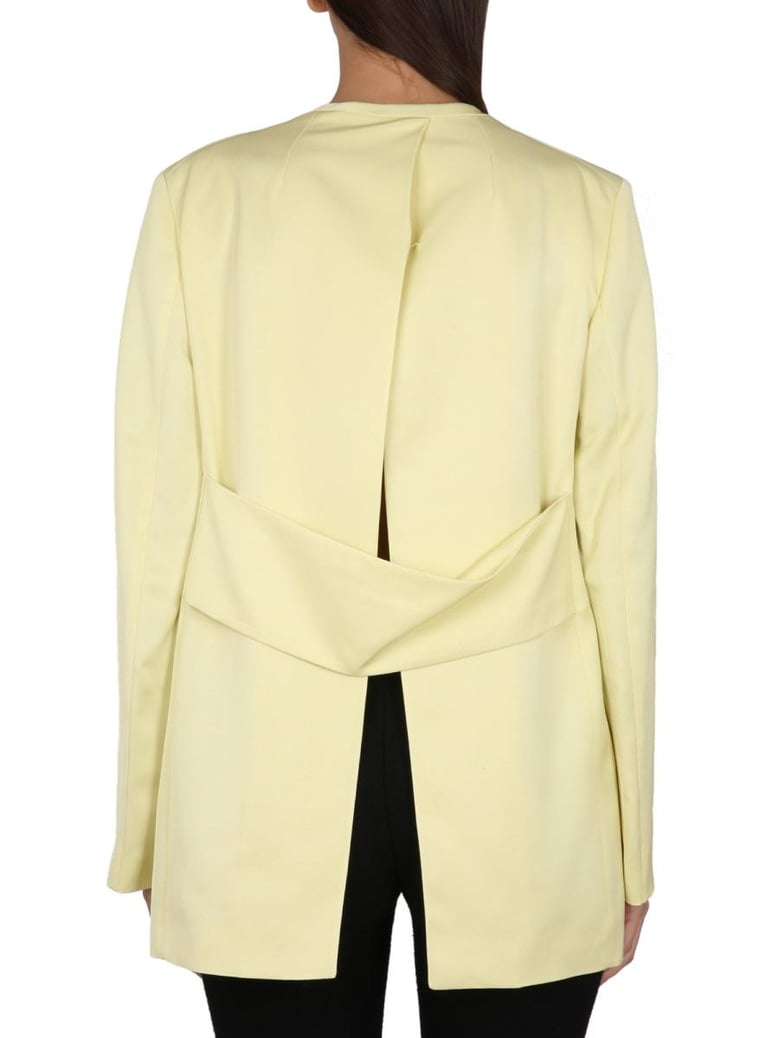 jacket with back slit by Selfnex