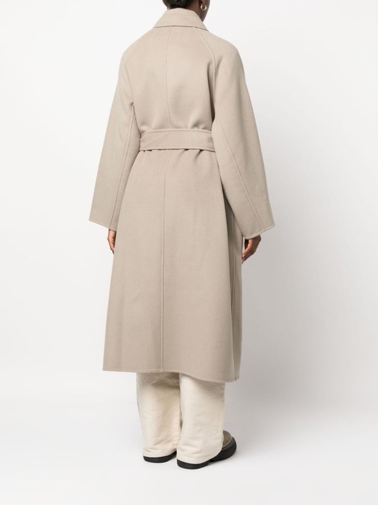 belted coat by Selfnex