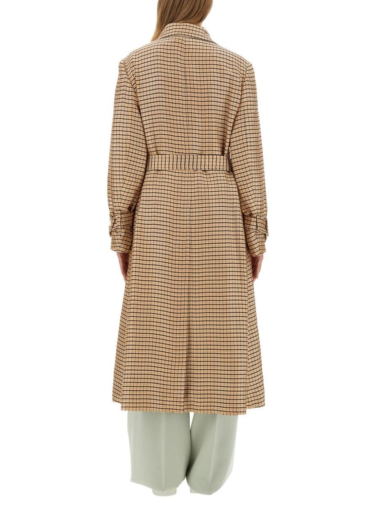 belted trench coat by Selfnex