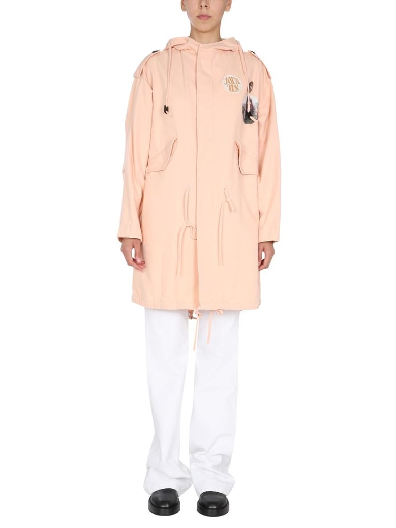 parka with logo patch by Selfnex