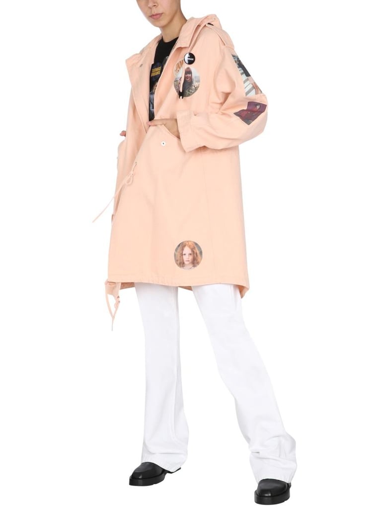 parka with logo patch by Selfnex