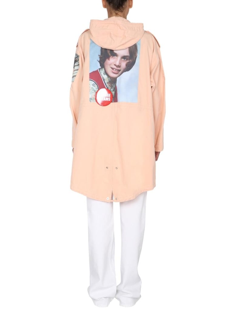 parka with logo patch by Selfnex