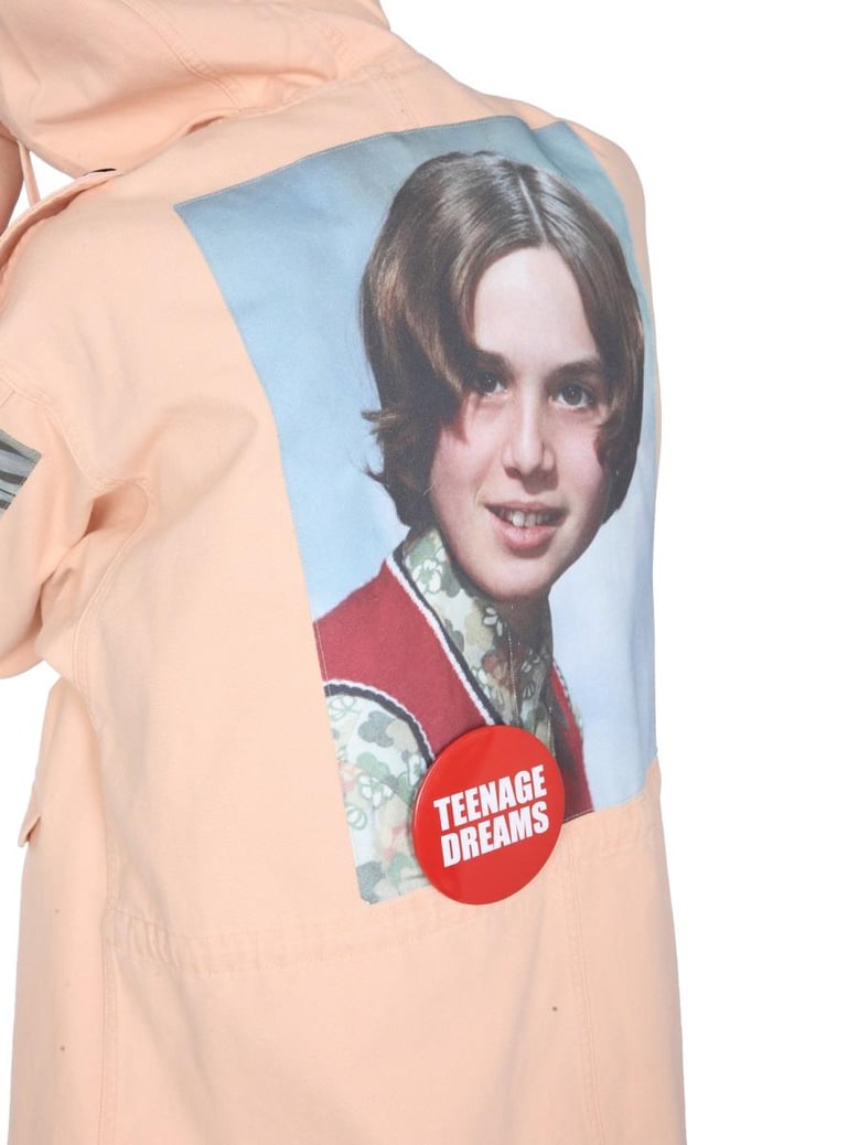 parka with logo patch by Selfnex