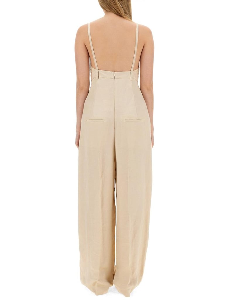 malfile satin jumpsuit by Selfnex