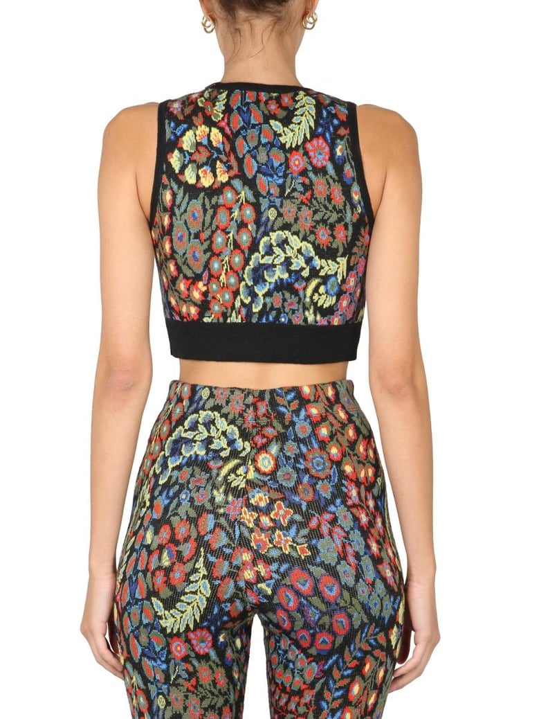 jacquard wool blend top and leggings by Selfnex