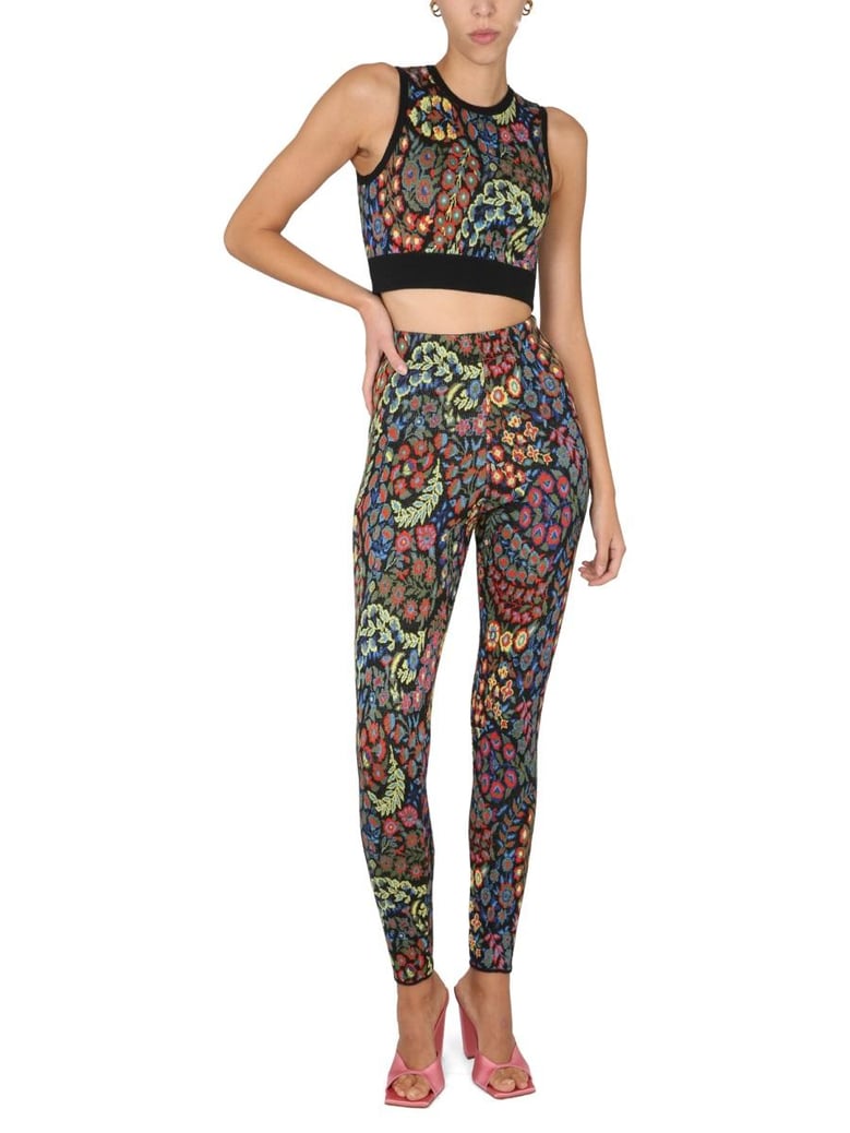 jacquard wool blend top and leggings by Selfnex