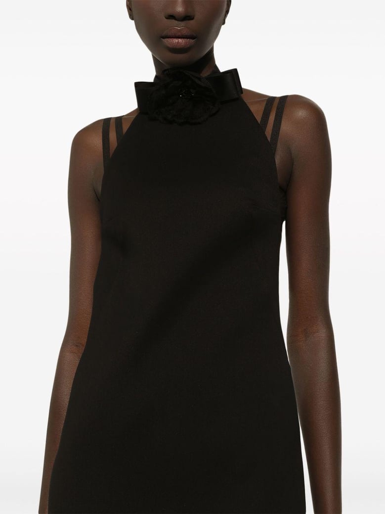 short dress with neckline on back by Selfnex