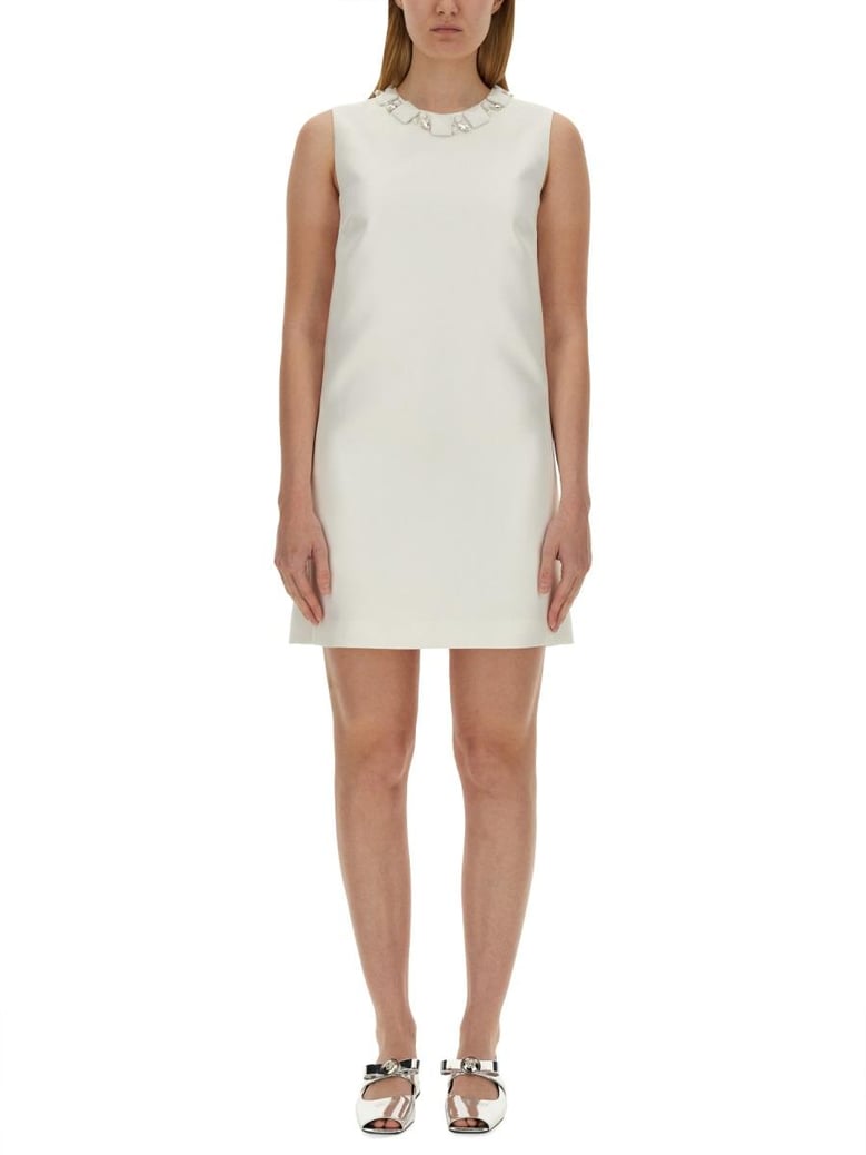 mini duchesse dress with crystals by Selfnex