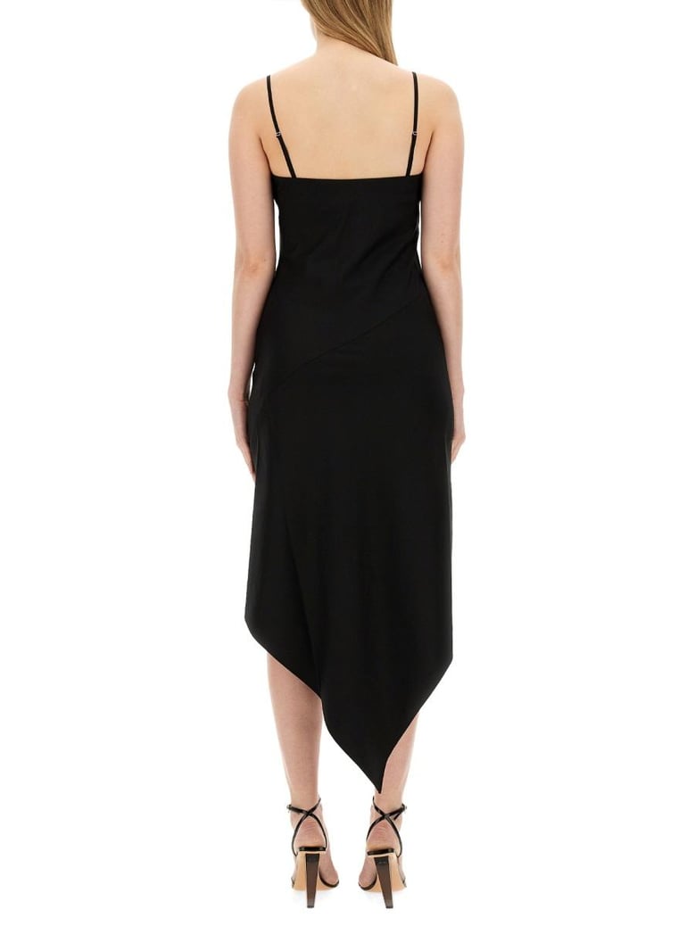 dress with scarf hem by Selfnex