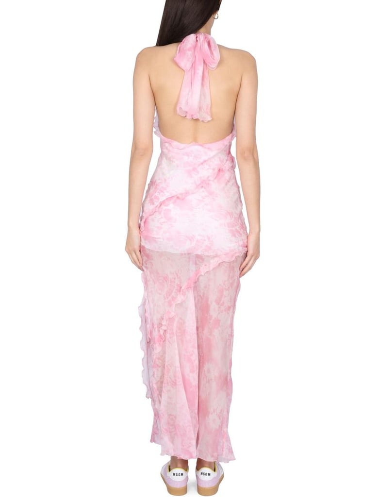 silk chiffon dress by Selfnex