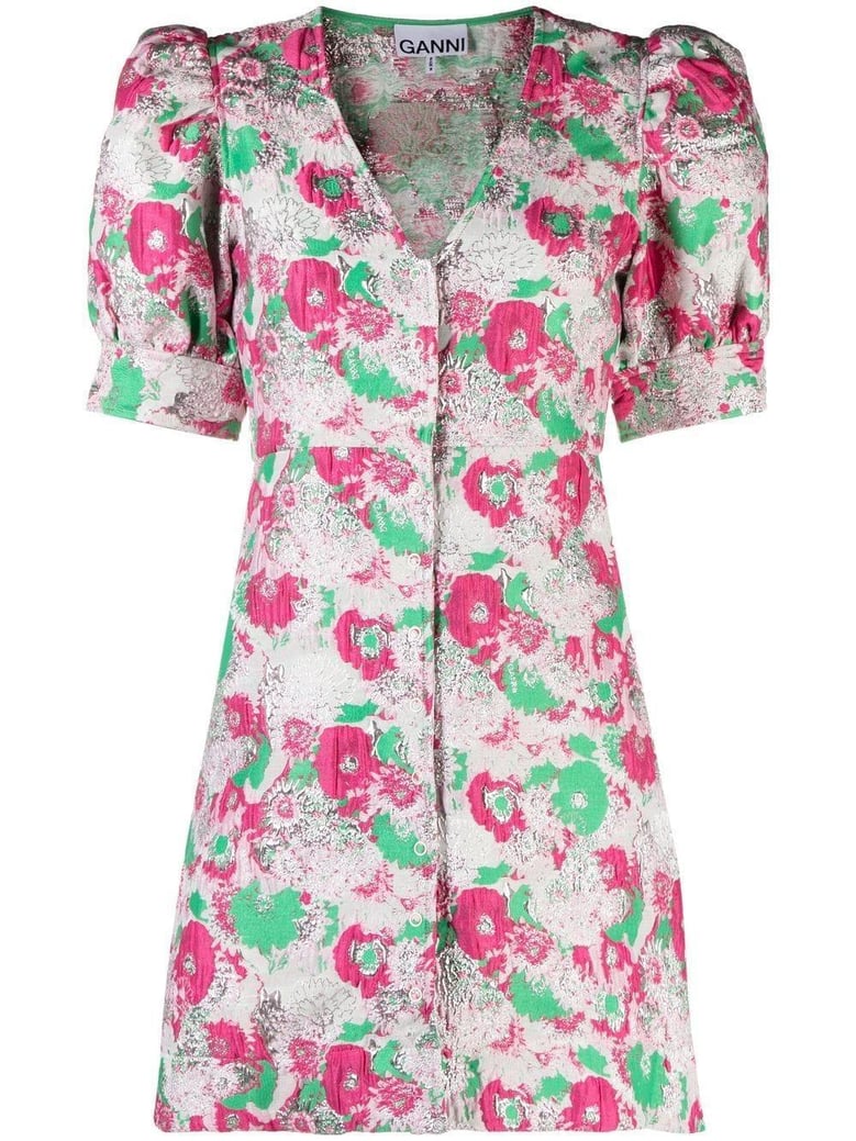 3d jacquard mini dress by Selfnex