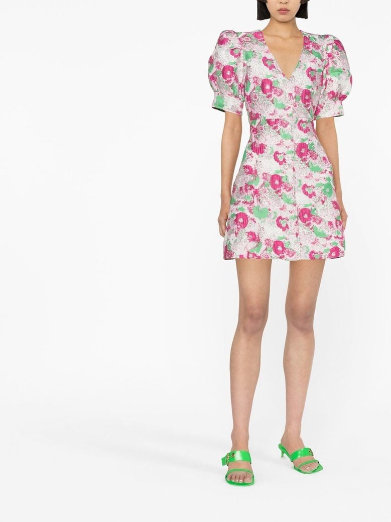 3d jacquard mini dress by Selfnex