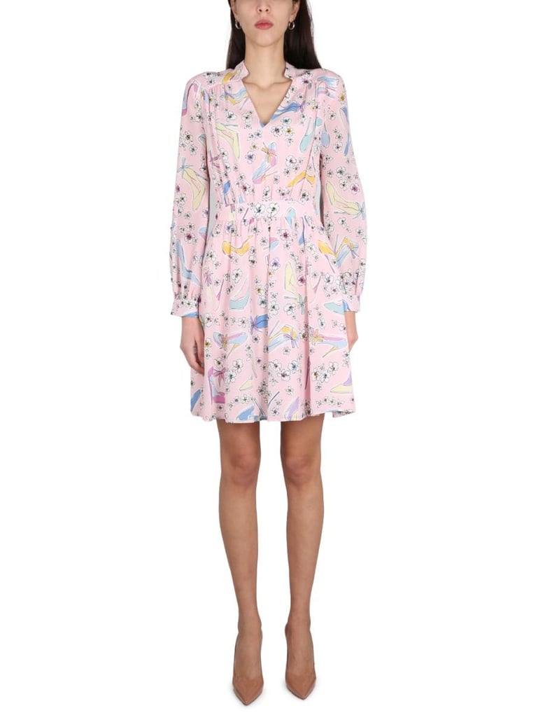 heels and flowers dress by Selfnex
