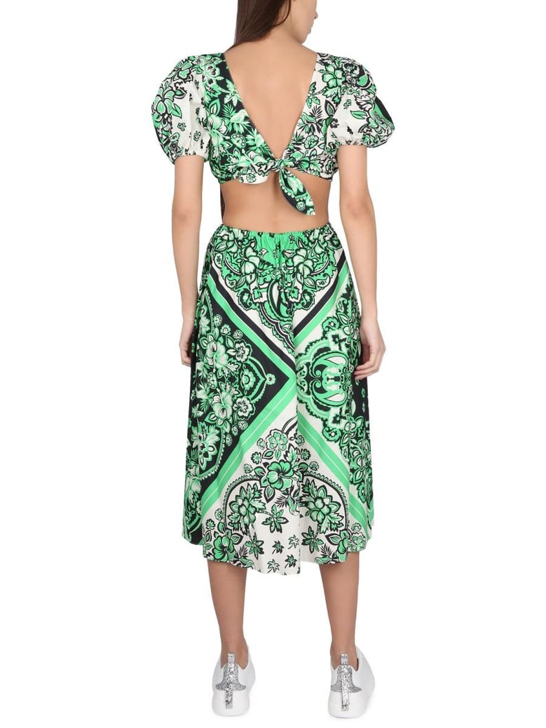 bandana print dress by Selfnex