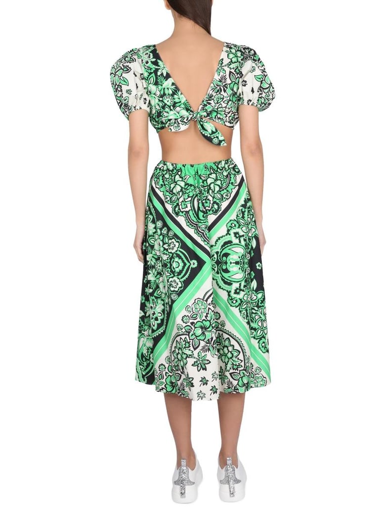 bandana print dress by Selfnex