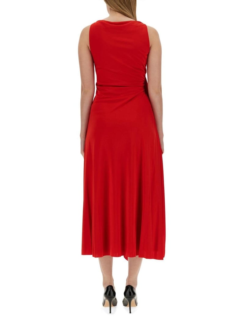 dress with drape by Selfnex