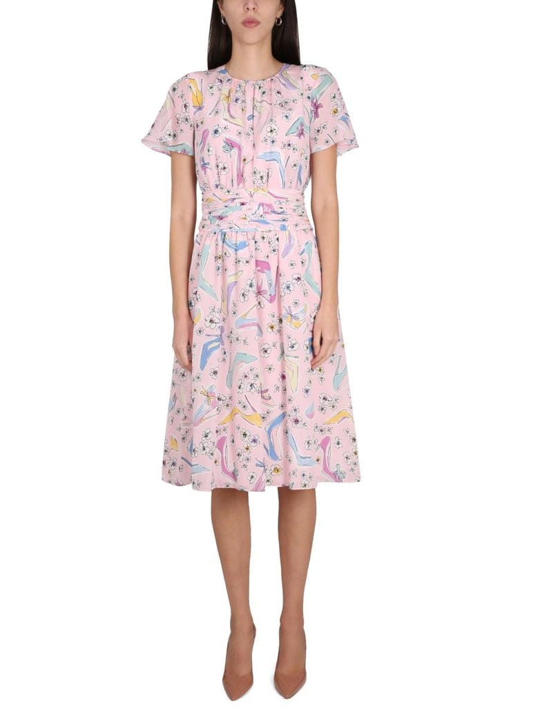 heels and flowers dress by Selfnex