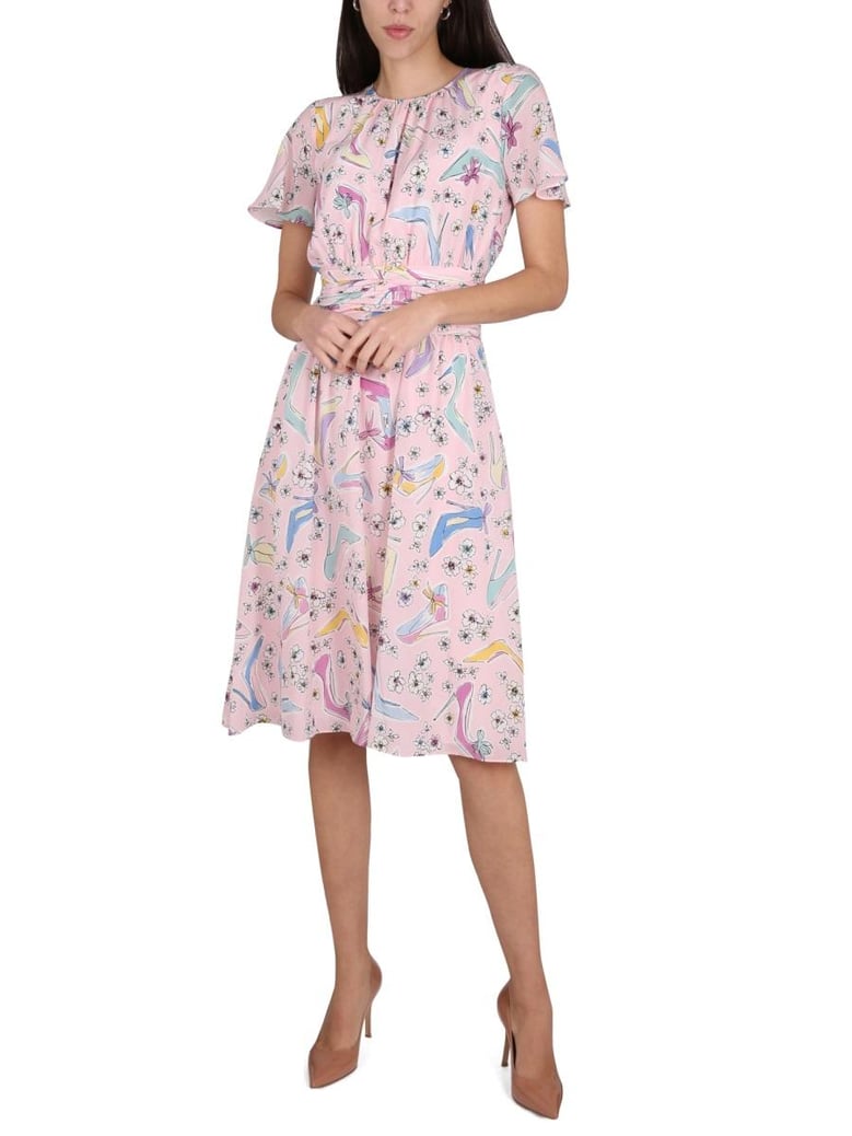 heels and flowers dress by Selfnex