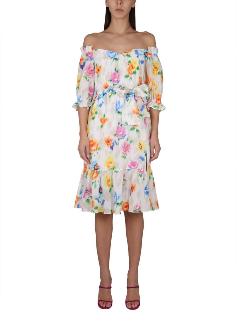 dress with floral pattern by Selfnex
