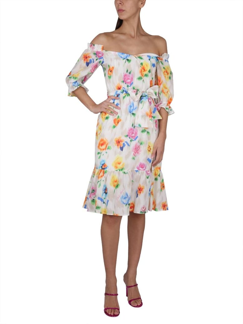dress with floral pattern by Selfnex