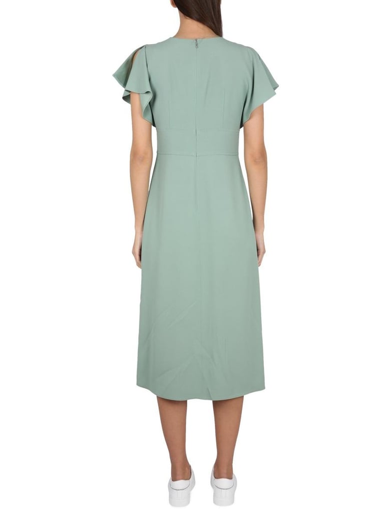 v-neck dress by Selfnex