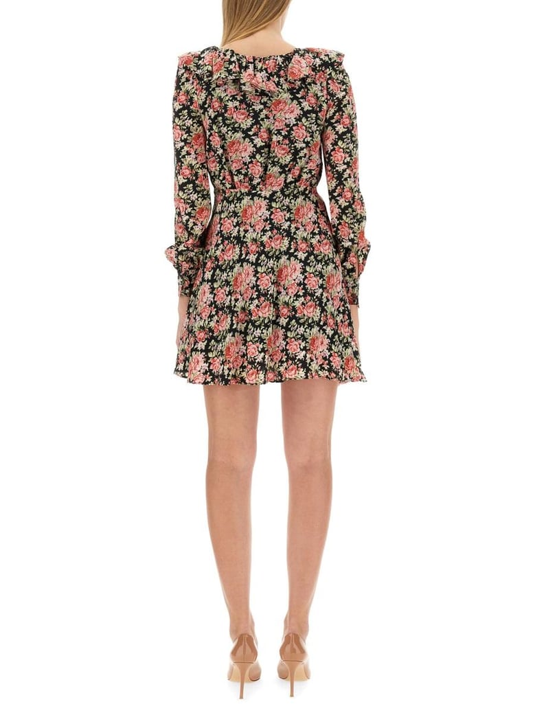 flower print mini dress by Selfnex