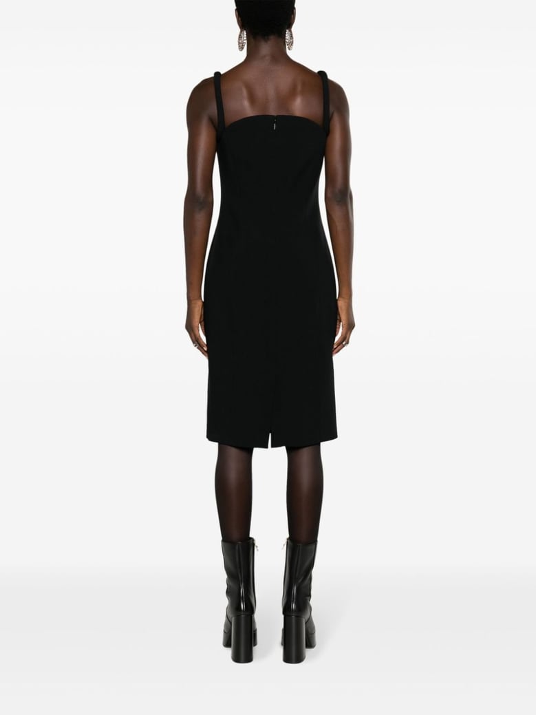 rolled midi dress by Selfnex