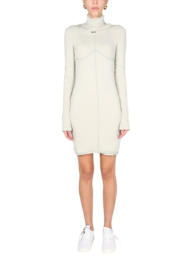 high neck dress by Selfnex