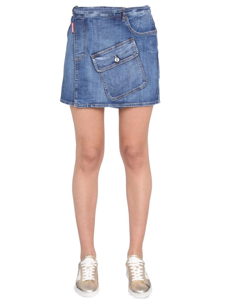 skirt with pocket by Selfnex