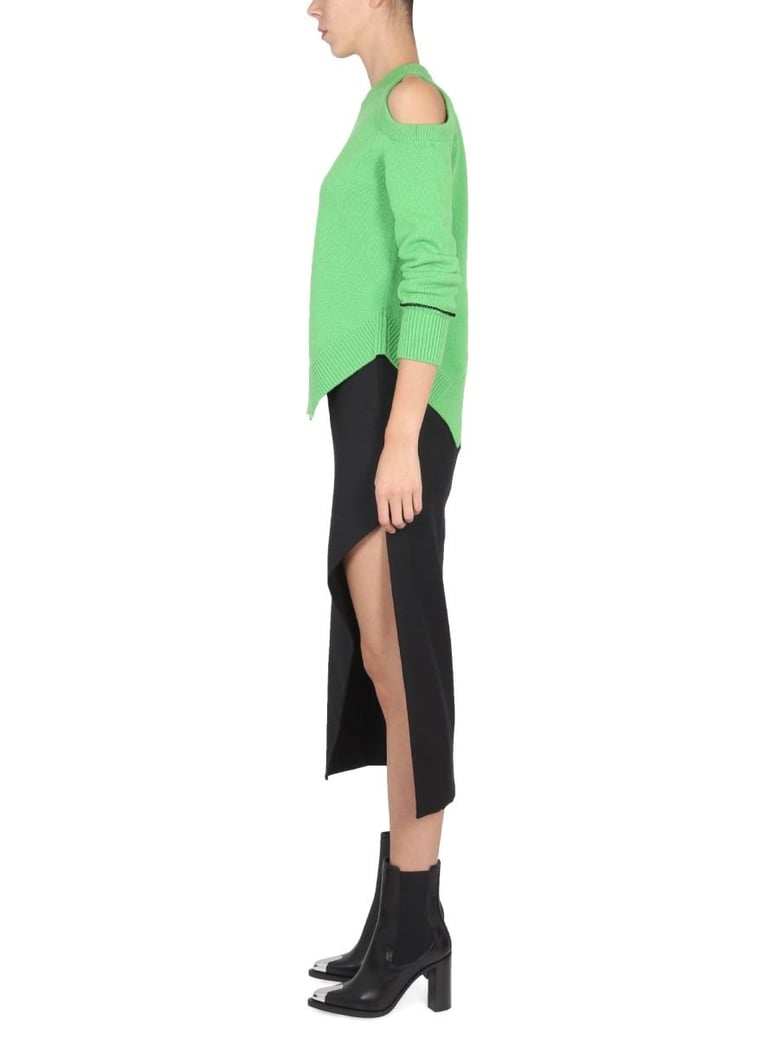 wool and mohair skirt by Selfnex