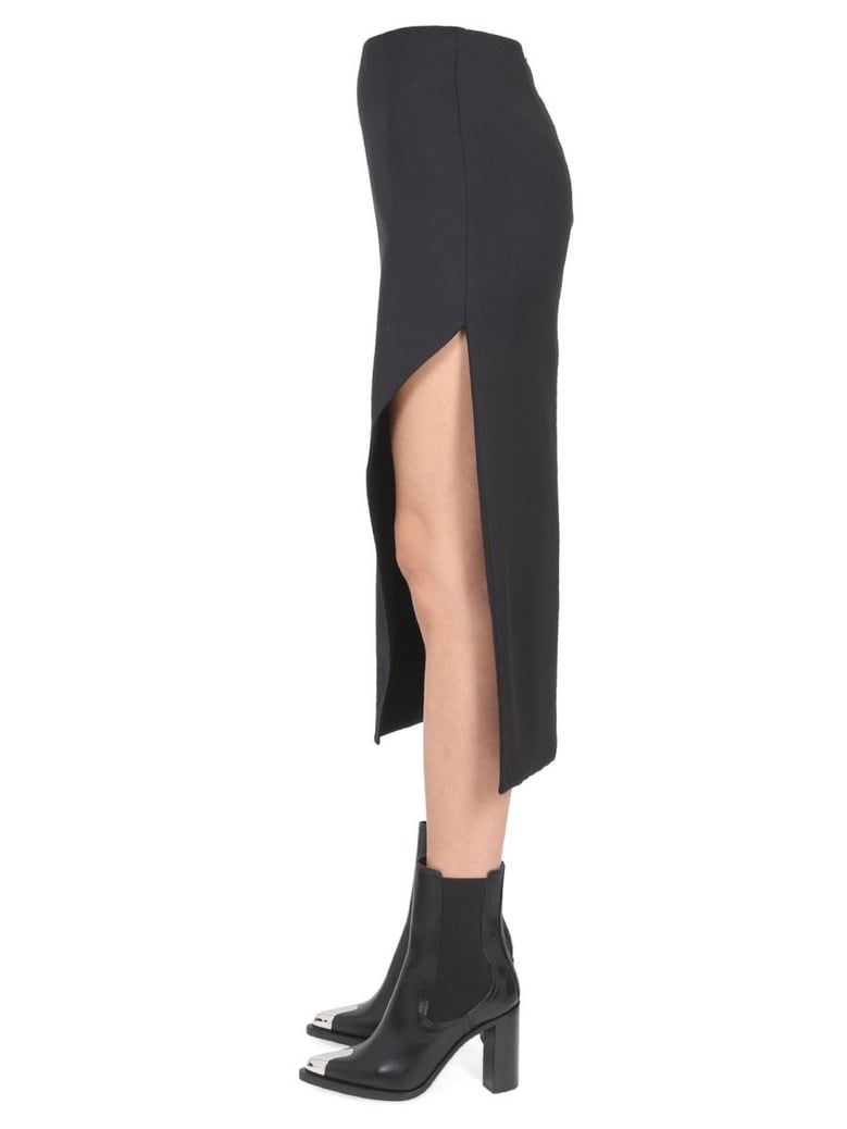 wool and mohair skirt by Selfnex