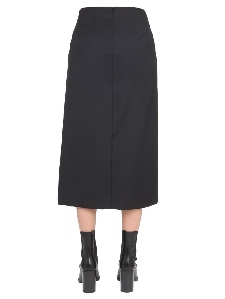 wool and mohair skirt by Selfnex