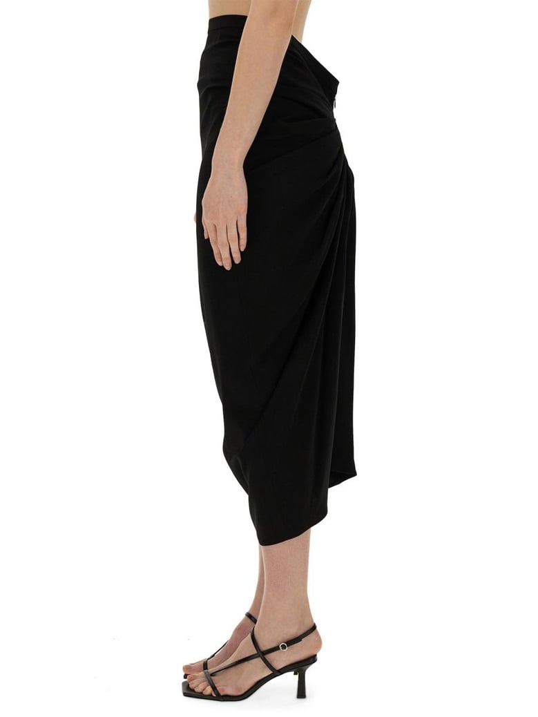 skirt with drape by Selfnex