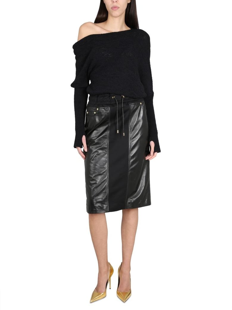 silk blend skirt by Selfnex