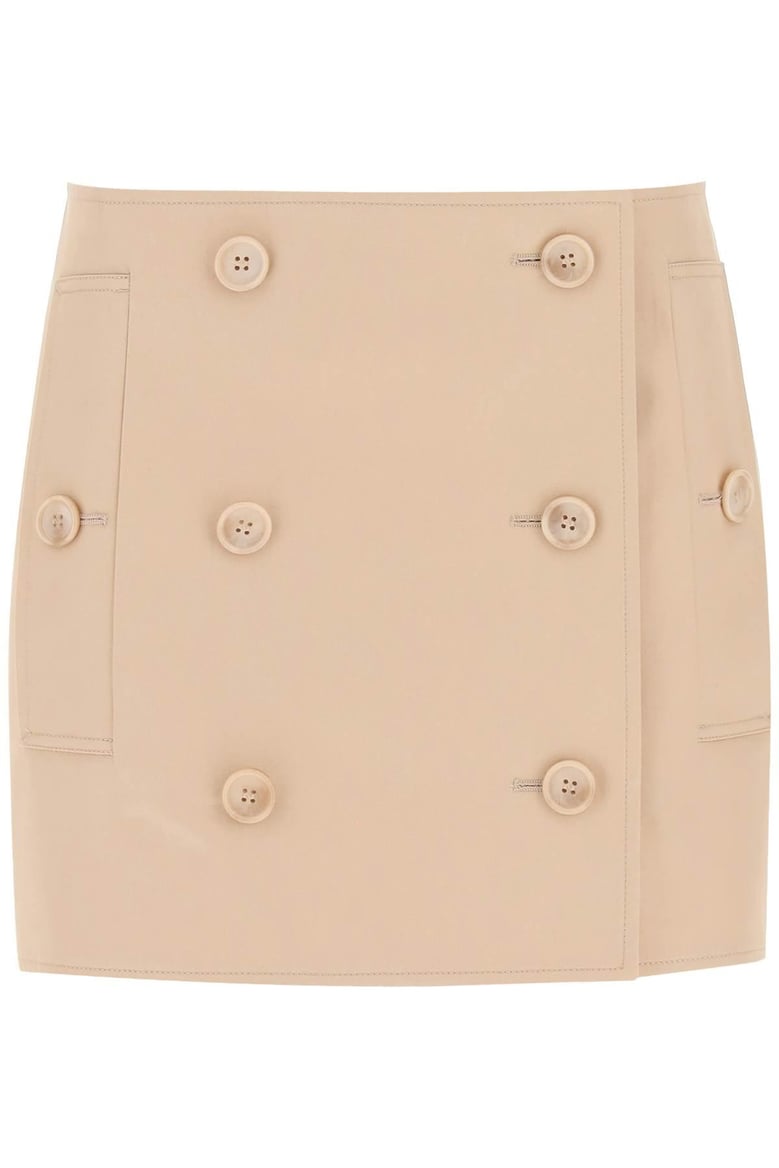 mini trench skirt by Selfnex