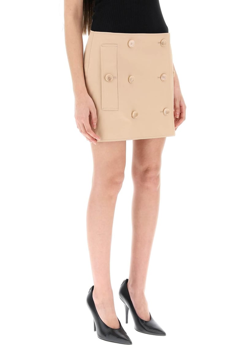 mini trench skirt by Selfnex