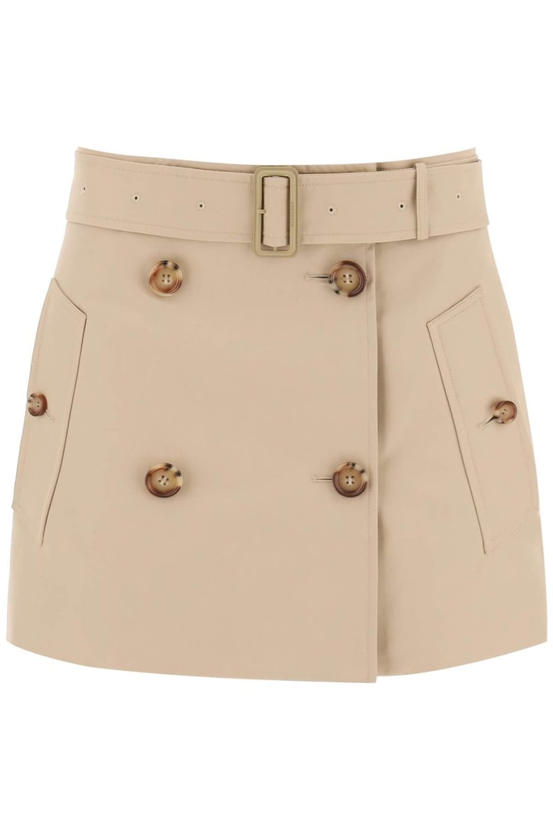 mini trench skirt by Selfnex