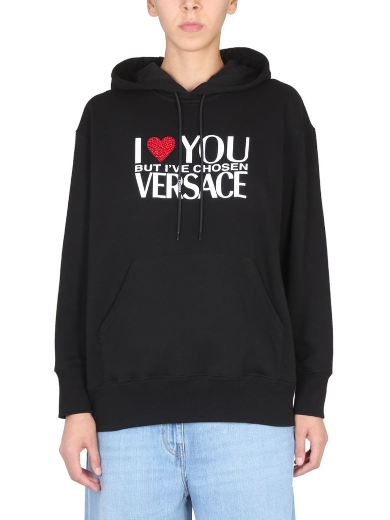 sweatshirt with i love you logo by Selfnex
