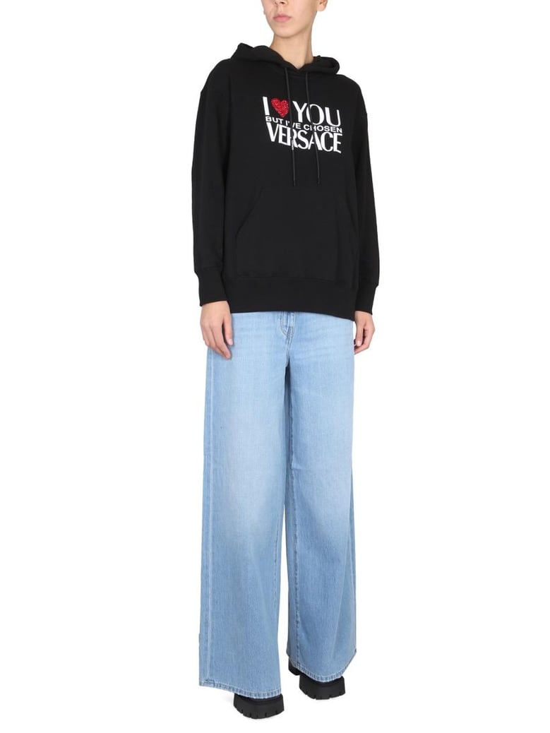 sweatshirt with i love you logo by Selfnex
