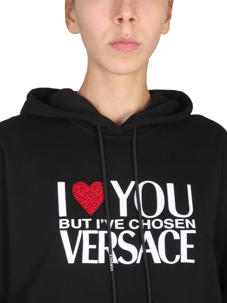 sweatshirt with i love you logo by Selfnex