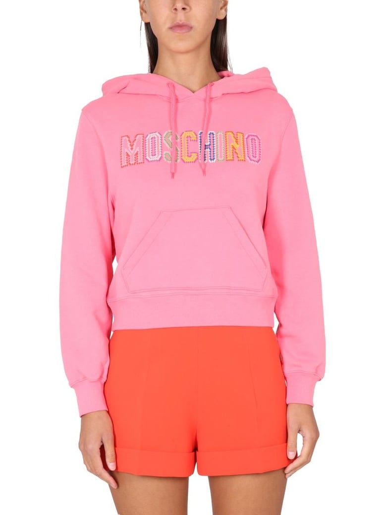 logo crochet sweatshirt by Selfnex