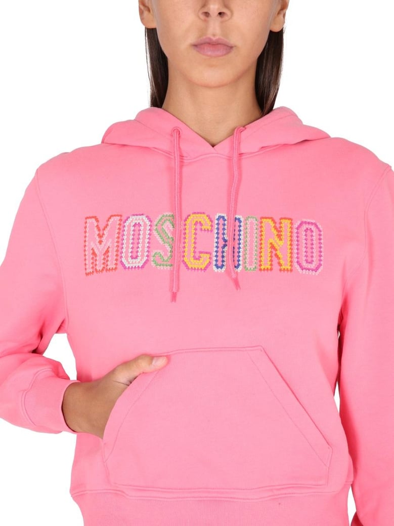 logo crochet sweatshirt by Selfnex