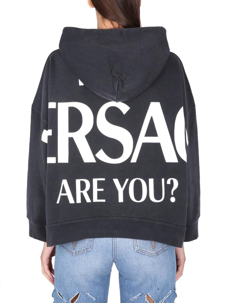 hooded sweatshirt with logo by Selfnex