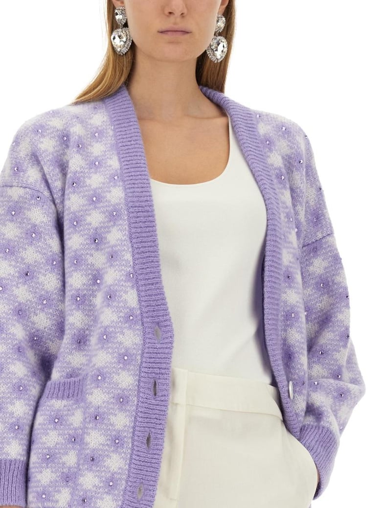 v-neck cardigan by Selfnex