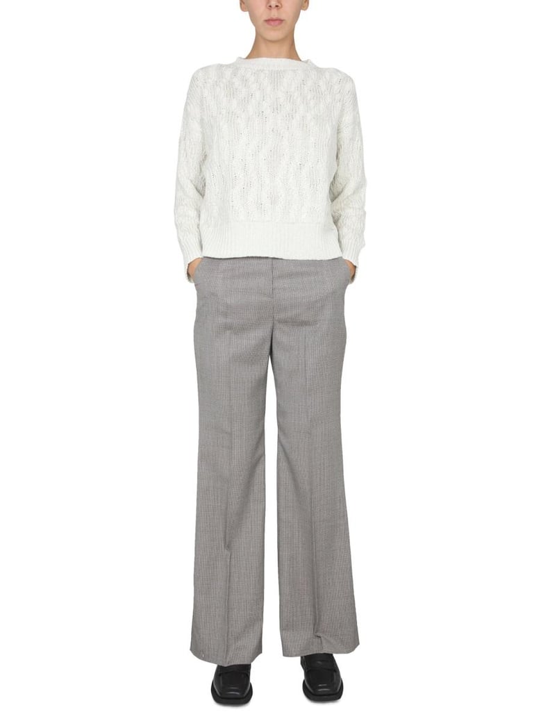 micro houndstooth pants by Selfnex