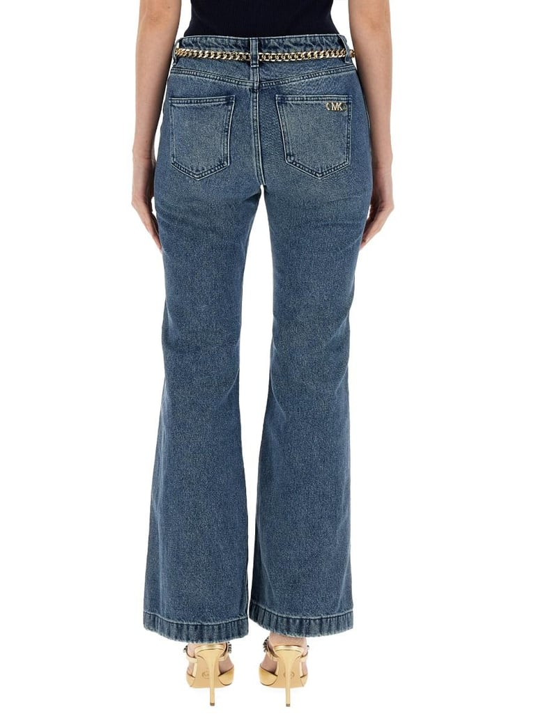 flare fit jeans by Selfnex