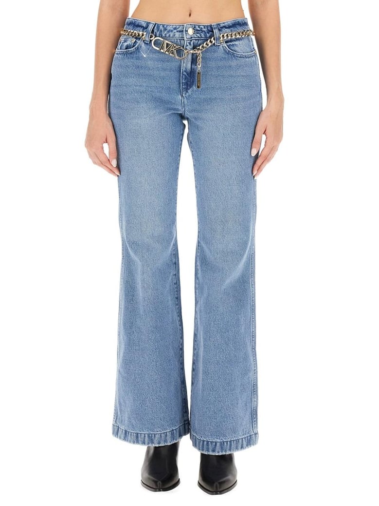flare fit jeans by Selfnex
