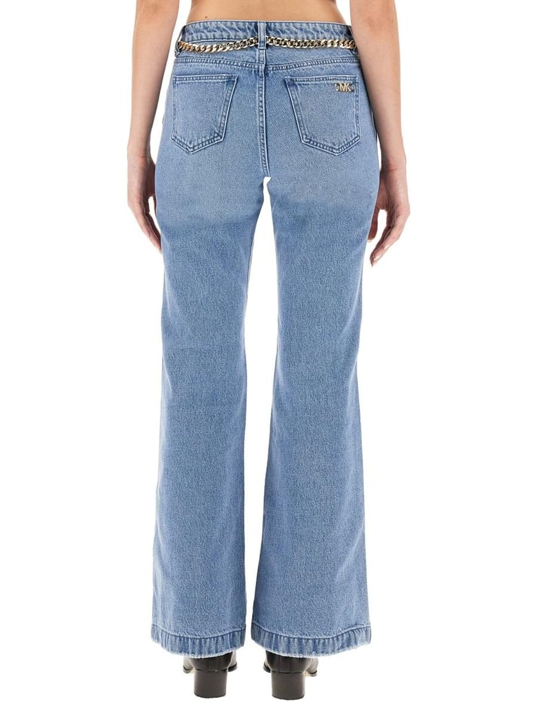 flare fit jeans by Selfnex