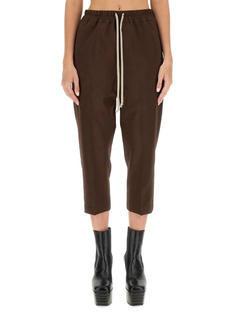 drawstring astaires cropped pants by Selfnex
